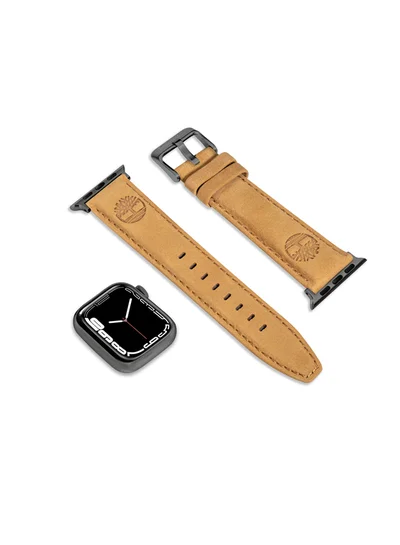 تمبرلاند Universal Replacement Leather Strap For Men And Women Compatible With Apple Watch Series 3-9, SE, Ultra, Ultra 2 (42-44-45-50), Samsung, Huawei Or Quartz Watch With Lug Width Of 22mm