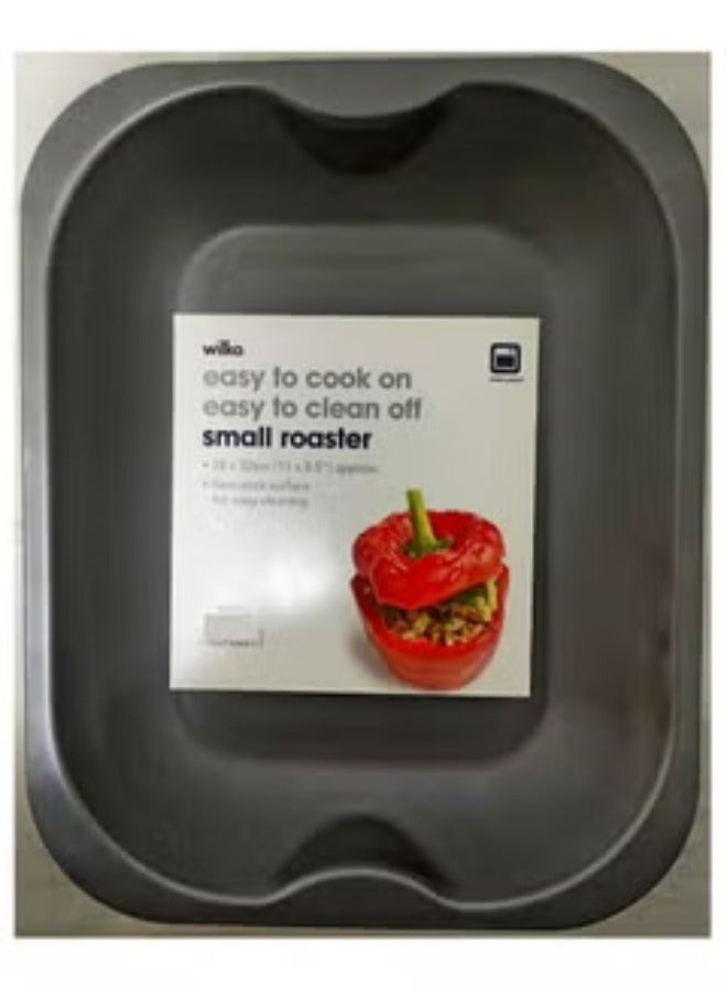 wilko Carbon Steel Roaster Pan Grey