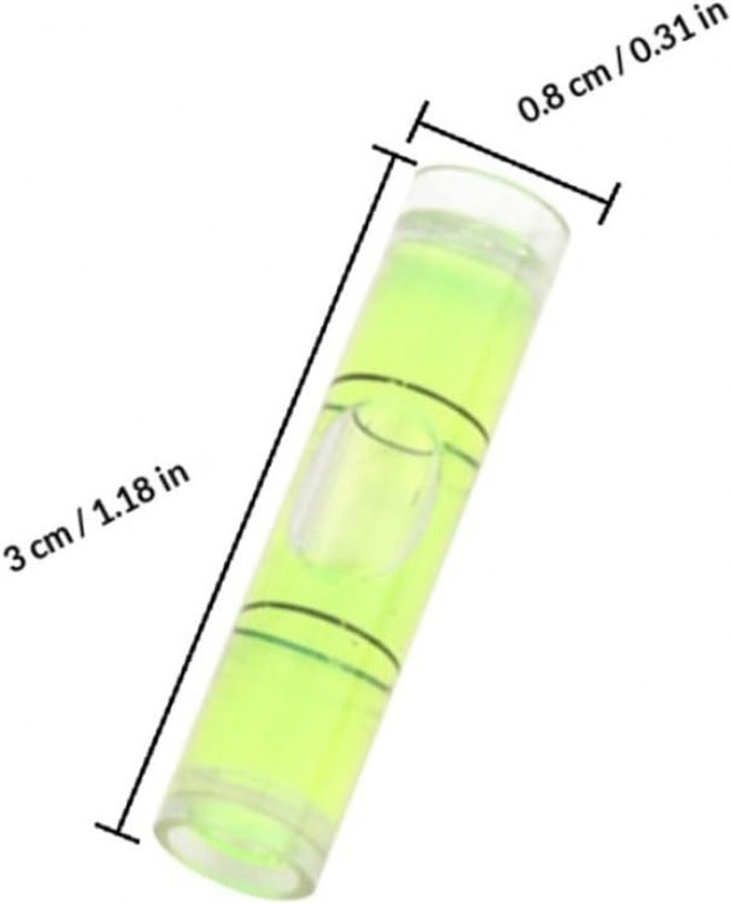 100pcs Bubble Spirit Level Tool Horizontal Bubble Ruler Levelling Instrument for Picture Hanging and Construction Measuring - Image 2