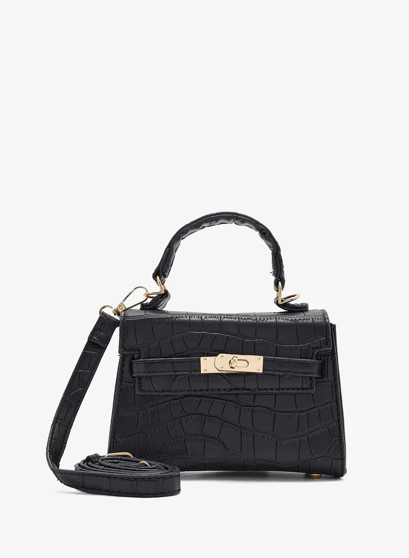 Ella Croc Small Handbag