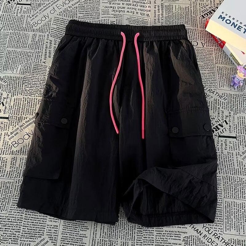 Workwear Shorts Summer Five-Point Casual Pants Men'S Functional Pants Loosen Pants Beach Pants Japanese Sports Pants - Image 5