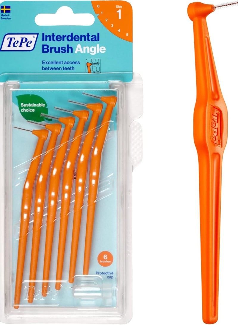 تيبي فرش ما بين الأسنان مائلة برتقالي - Image 1