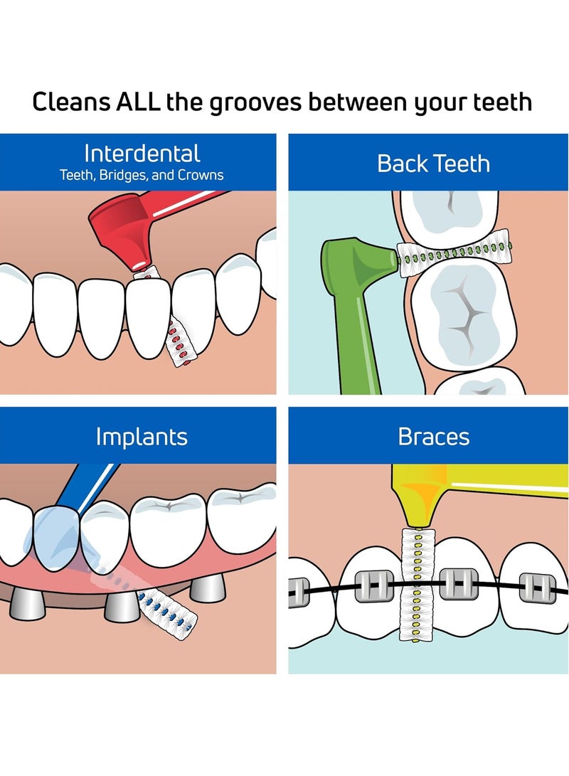 تيبي فرش ما بين الأسنان مائلة برتقالي - Image 3