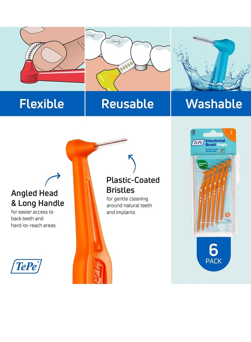 تيبي فرش ما بين الأسنان مائلة برتقالي - Image 5