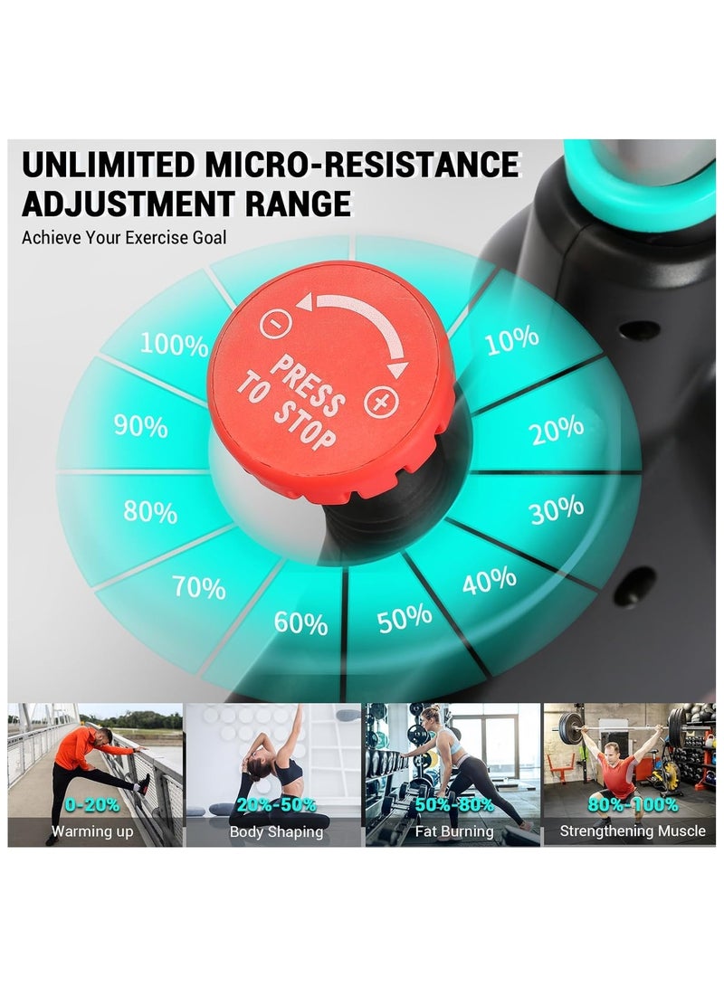 Exercise Bike,Stationary Bike for Home, Indoor Bike with Silent Belt Drive, Heavy Flywheel, Comfortable Seat Cushion and Upgraded Digital Display - Image 5