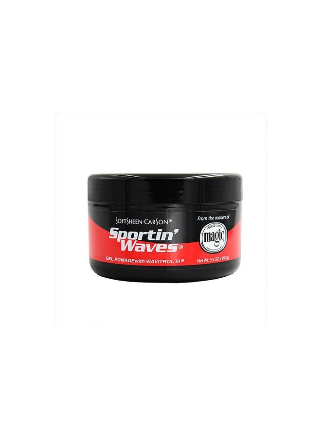 SoftSheen-Carson Sportin' Waves Gel Pomade with Wavitrol III, 3.5 oz - Image 1