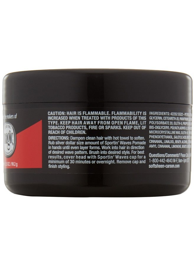 SoftSheen-Carson Sportin' Waves Gel Pomade with Wavitrol III, 3.5 oz - Image 3