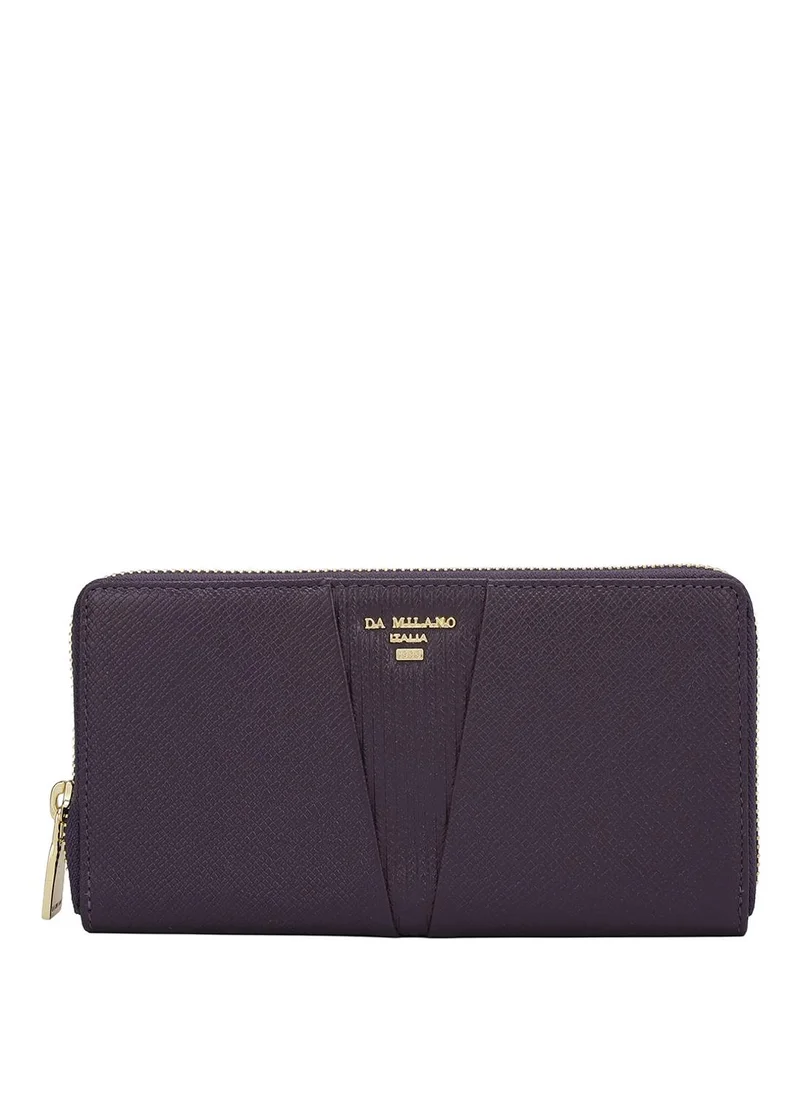 Da Milano Genuine Leather Red Ladies Wallet