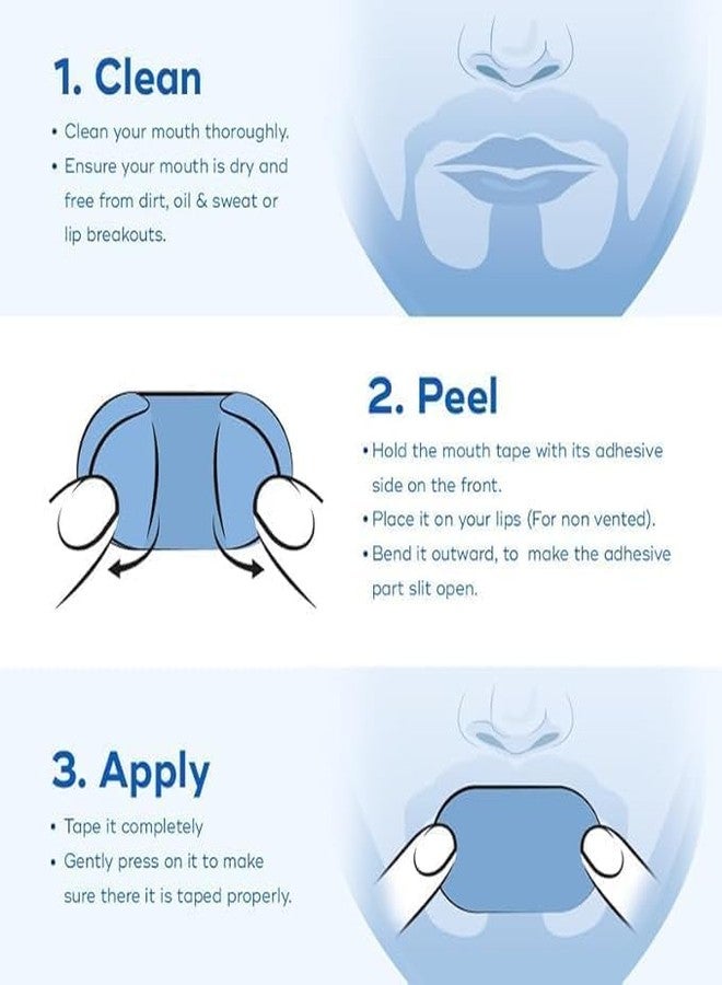 SPITEN Mouth Tape for Sleeping - 30-Pack Anti-Snoring Strips for Nose Breathing | Hypoallergenic, Latex-Free, Pain-Free Removal | Strong Grip, Comfortable Fit for Sleep, Exercise | Outdoor Use (Pack of 1) - Image 5
