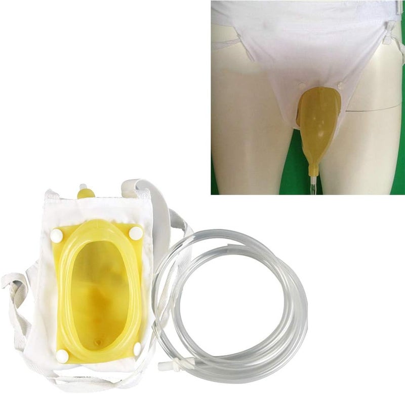 comfrt Women Urine Bag Portable Urination Catheter Drainage Bag Underpants Sealing for Urinary Incontinence - Image 3