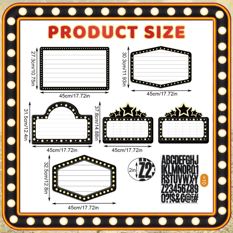 Feifeiya 6 Pack Wedding Bottle Service Sign with Letters Sticker 17.72'' x 12.8'' Entrance Props Bridal Party Nightclub Bottle Service Sign with Letters for Nightclub Clubs Weddings Parties(Black) - Image 2