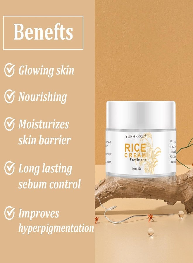 YURHERSU كريم الوجه بالأرز من يورهيرسو، خلاصة مرطبة للوجه، يخفف الخطوط الدقيقة، يرطب بعمق، يزيد مرونة البشرة، ينعم البشرة ويوحد لونها، خفيف الوزن وسريع الامتصاص وغير لزج، للعناية اليومية بالبشرة - Image 3
