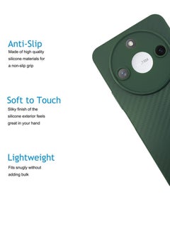 Waldic Honor X9c Smart Ultra Light Slim Shockproof Silicone TPU Anti Slip Scratch Resistant Back Case Cover | Silicone Protective Back Case Cover With Brand Label Visible For Honor X9c Smart - Black  - Image 2