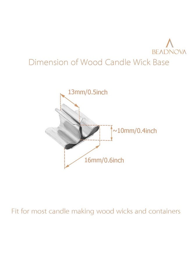 Wood Candle Wick Clips 50Pcs Wood Candle Wick Base Sustainer Tabs For Candle Making And Candle Diy (16Mm 0.6 Inch) - pzsku/Z4D46DEE91308A484127BZ/45/_/1701152783/ac0776fd-50db-4404-9be8-94ca6b210b66