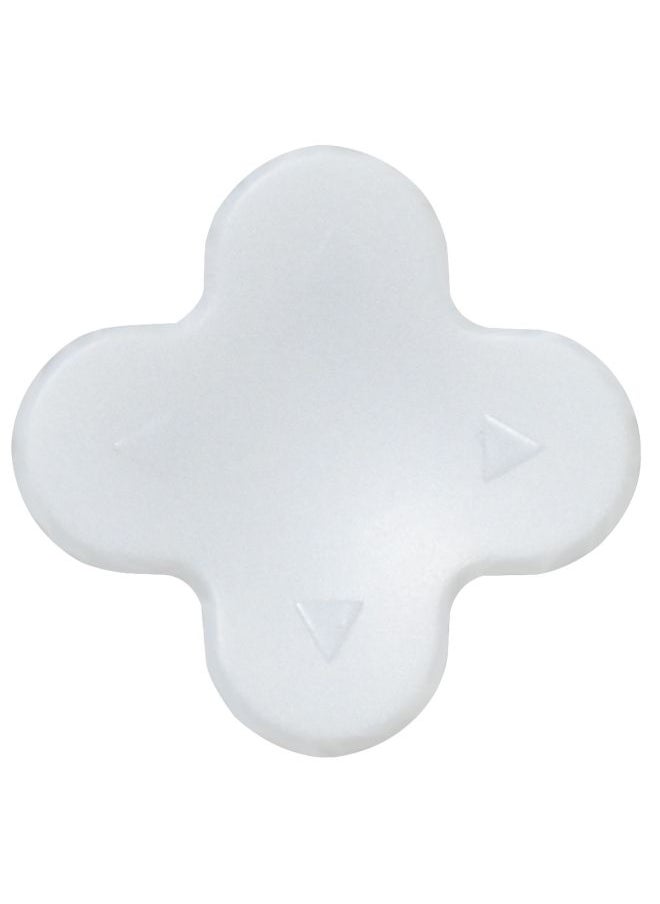 Switch Silicone Key Cap NS Direction Silicone Color Key Sticker Joycon Key Sticker Handle Rocker Cap-Product Color:White Round Cross  - Image 1