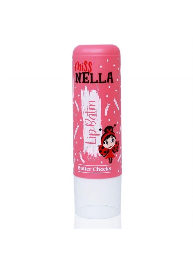 Miss NELLA Miss Nella Nail Polish + Lip Balm set- Special Purple Glitter Nail Polish for Kids- BLUEBERRY SMOOTHIE, with Peel-off, Water Based & Odour Free Formula + CUTIE PIE purple hypoallergenic lip balm  - Image 2