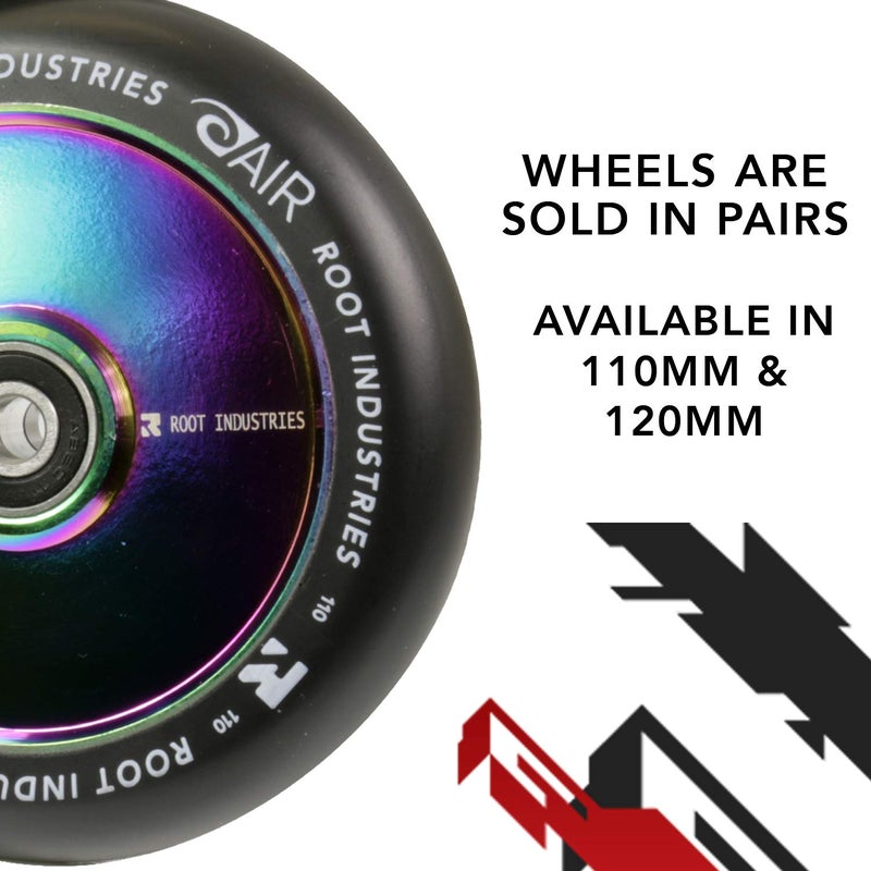 Root Industries AIR Wheels 110mm - Black/Rocket Fuel - Image 2