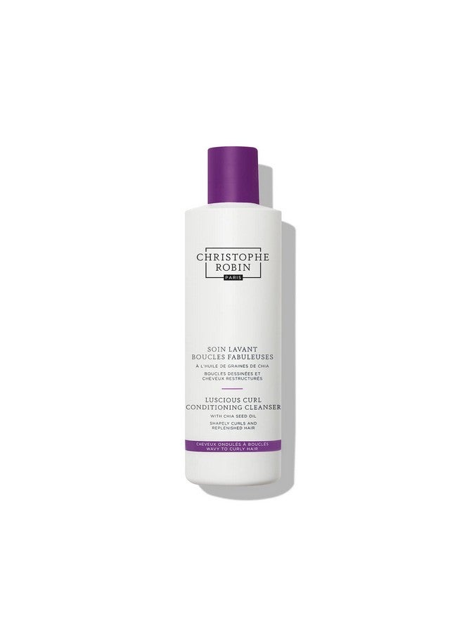 Christophe Robin Luscious Curl Cleansing Conditioner With Chia Seed Oil For Wavy To Softly Curled Hair 8.4 Fl. Oz - Image 1