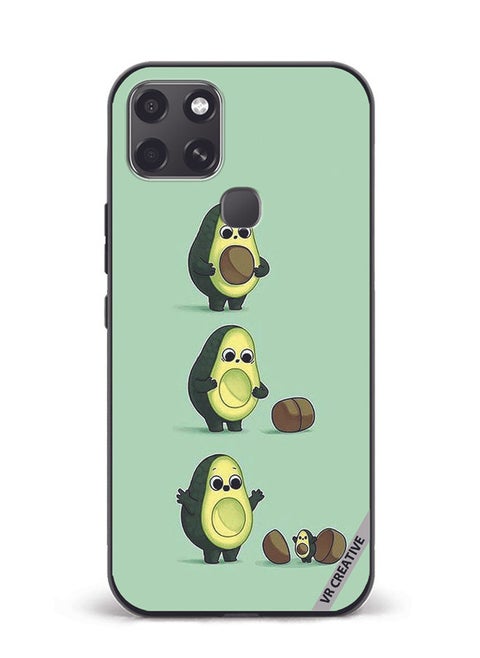 Protective Case Cover For Infinix Smart 6 Avacoda Design Multicolour