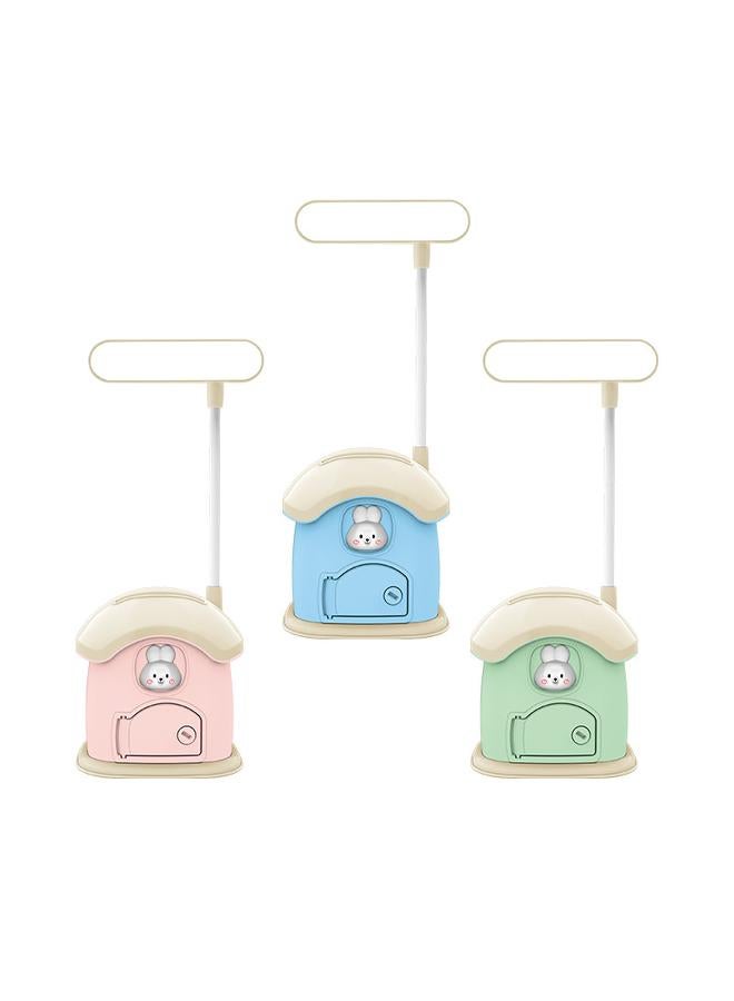 Bluejw New Folding Cartoon USB Charging Reading Eye Lamp Student Led Desk Lamp Children's Bedroom Bedside Lamp - Image 1