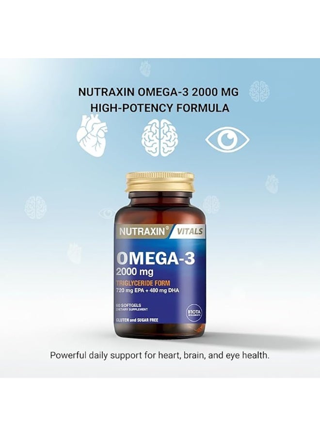 نوتركسين مجموعة نيوتراكسين للرجال - فيتامينات متعددة + أوميغا 3 - دعم يومي للحيوية واستعادة العضلات - Image 4