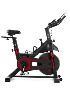 Magnetic Belt Drive Spinning Bike, Indoor Cycling Stationary Exercise Bike, LED Display, With Chrome Flywheel