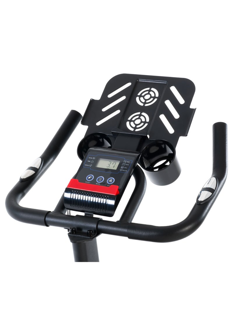 H PRO - Magnetic Belt Drive Spinning Bike, Indoor Cycling Stationary Exercise Bike, LED Display, With Chrome Flywheel - Image 1