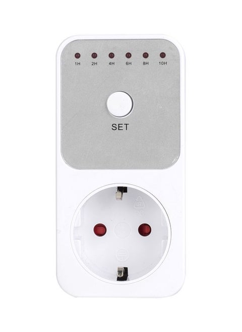 Indoor Countdown Timer White/Silver