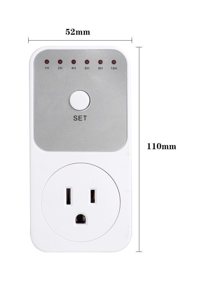 Indoor Countdown Timer White/Silver