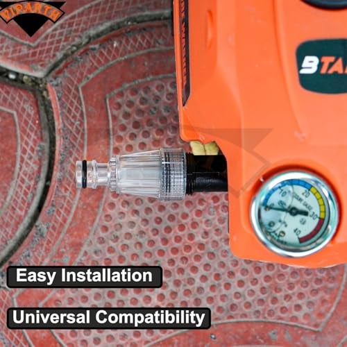 Fieldstar High Pressure Washer Water Filter Connection Accessory 3/4" Inlet Nozzle (Nipple) with Quick Connector Suitable for Shakti Technology, Aimex,Starq, Agaro, JPT,Aimex etc - Image 3