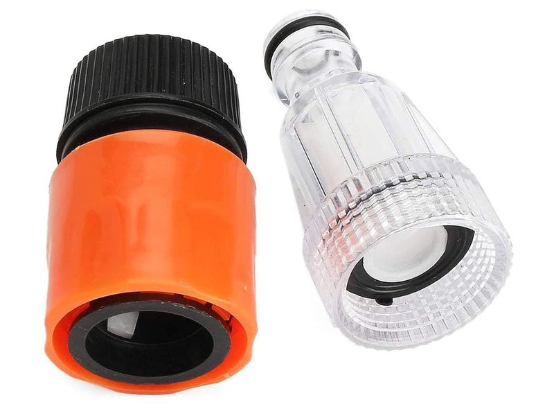 Fieldstar High Pressure Washer Water Filter Connection Accessory 3/4" Inlet Nozzle (Nipple) with Quick Connector Suitable for Shakti Technology, Aimex,Starq, Agaro, JPT,Aimex etc - Image 1