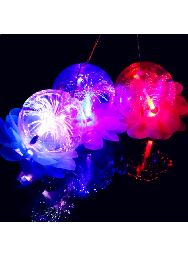 Mid-Autumn Festival Night Market Hot Luminous Portable Lotus Lantern Bobo Ball Tiktok Internet Popular Stall Supply Fireworks Lantern 