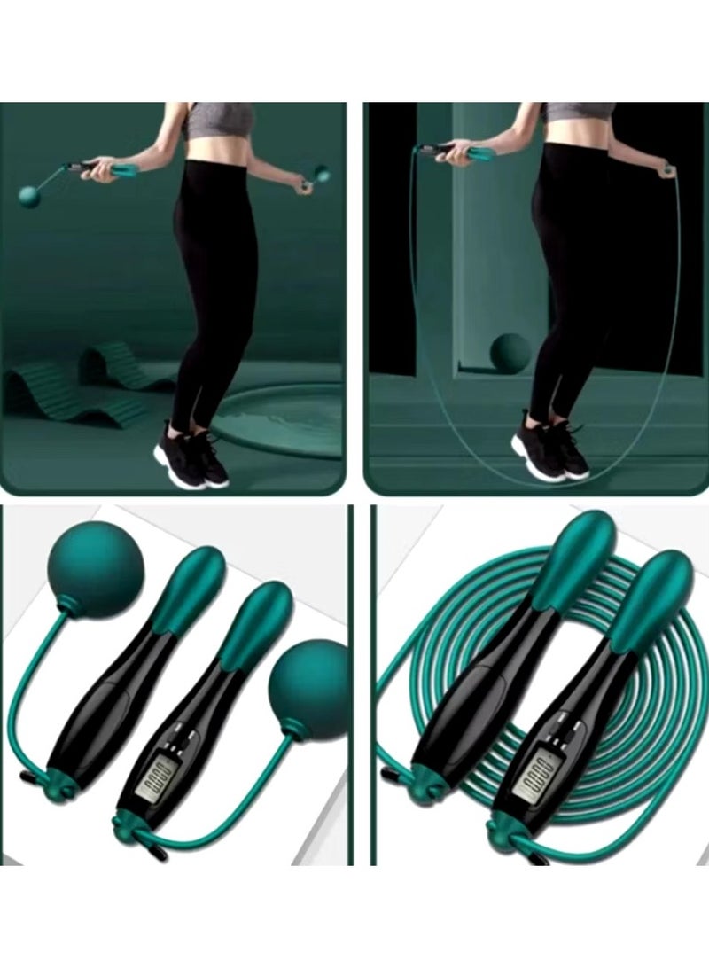 يوسبودي حبل قفز ذكي متعدد الأوضاع قابل للتعديل بزاوية 360 درجة مضاد للتشابك لممارسة التمارين الرياضية في صالة الألعاب الرياضية بدون سلك للرجال والنساء والأطفال - Image 2