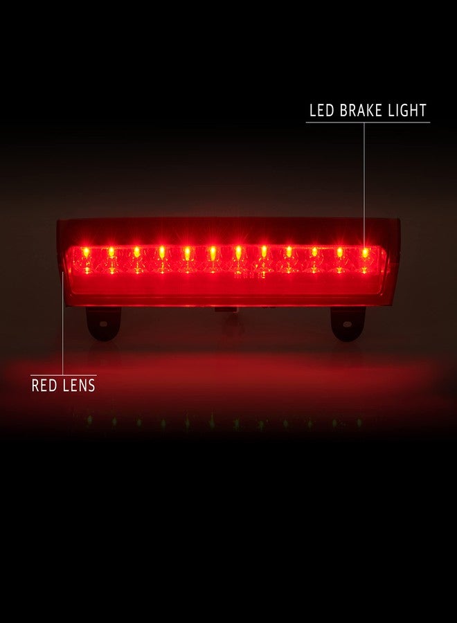 Cxdar Third 3rd Brake Light LED for 2007-2014 Chevy Suburban 1500 2500, High Mount Rear Brake Lights Assembly for 07-14 Tahoe/GMC Yukon & XL, Waterproof Center Cab Lamp Stop Light (Black) - Image 4