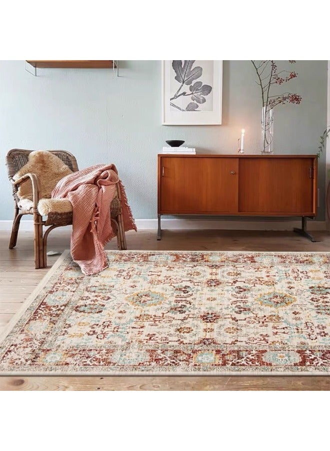 KLNAMAEAAN American Style Anti Slip Rugs Soft Modern Carpets 160X230 CM (Drop Plastic Crystal Velvet) - Image 2