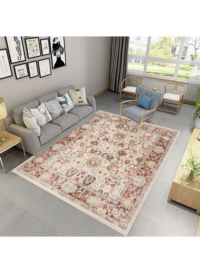 KLNAMAEAAN American Style Anti Slip Rugs Soft Modern Carpets 160X230 CM (Drop Plastic Crystal Velvet) - Image 3