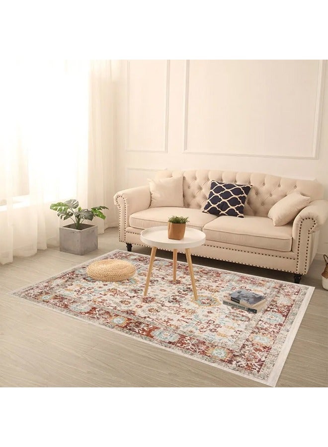 KLNAMAEAAN American Style Anti Slip Rugs Soft Modern Carpets 160X230 CM (Drop Plastic Crystal Velvet) - Image 4