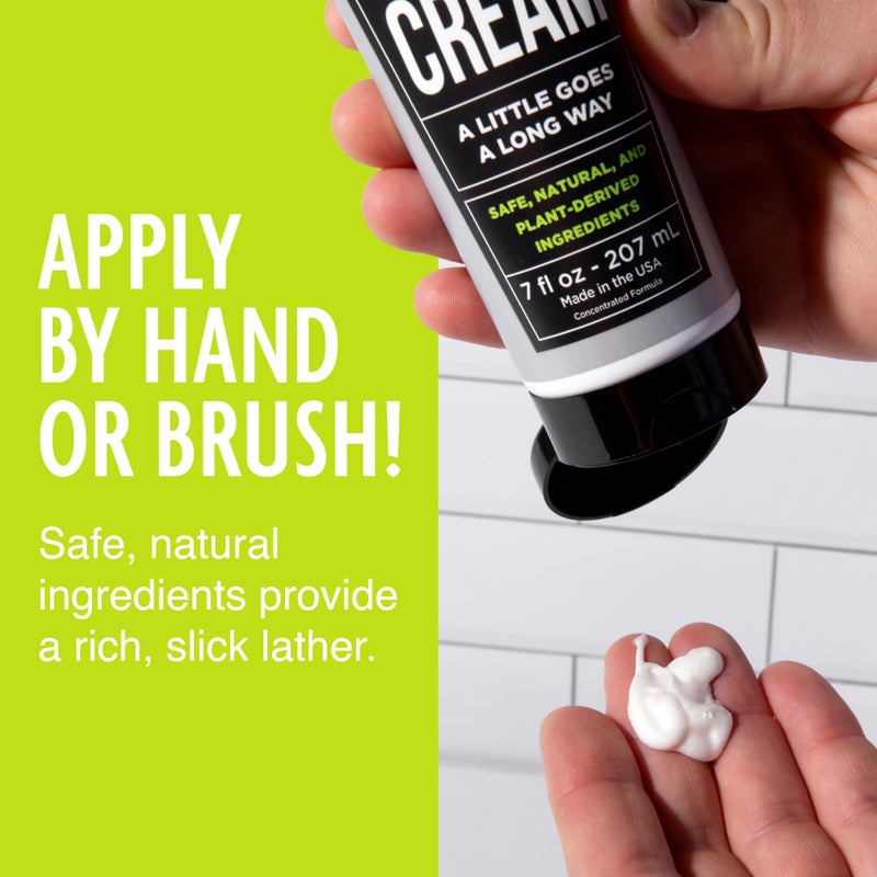 Pacific Shaving Company Natural Shaving Cream - Shea Butter + Vitamin E Shave Cream for Hydrated Sensitive Skin - Clean Formula for a Smooth, Anti-Redness + Irritation-Free Shave Cream (3.4 Oz) - Image 5