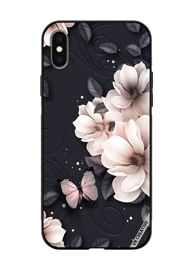 VR CREATIVE Protective Case Cover For Apple iPhone XS Max Flower Design Multicolour - Image 1