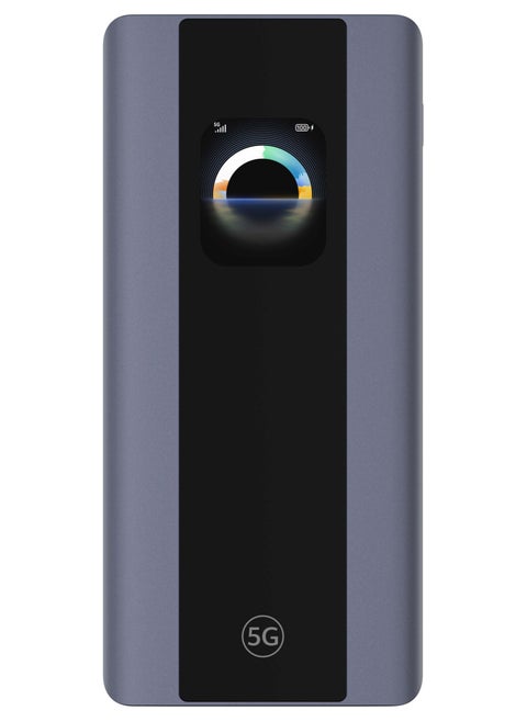 Brovi 5G Mobile WiFi Pro 5, OLED Touchscreen 3.6Gbps Upload 500Mbps Download Wi-Fi 6+ with 7000mAh Battery
