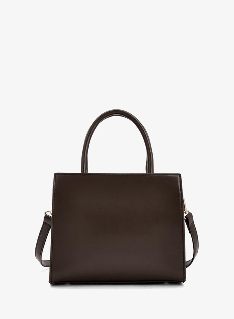 Le Confort Striped Tote Bag With Detachable Strap - Image 5