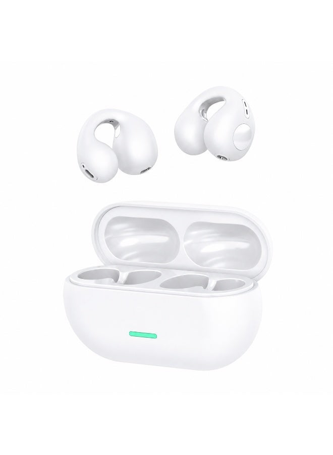 NOVA TECH Wireless Open Ear Earbuds Bluetooth 5.3, Sports Waterproof Headphones with AI Call Noise Cancellation - Image 1