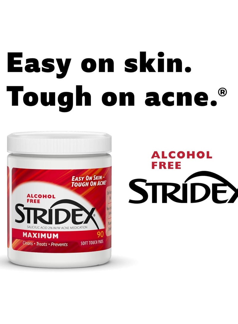 سترايدكس ضمادات ماكسيموم للتحكم بحب الشباب بخطوة واحدة- ضمادات ناعمة 90 قطعة - Image 3