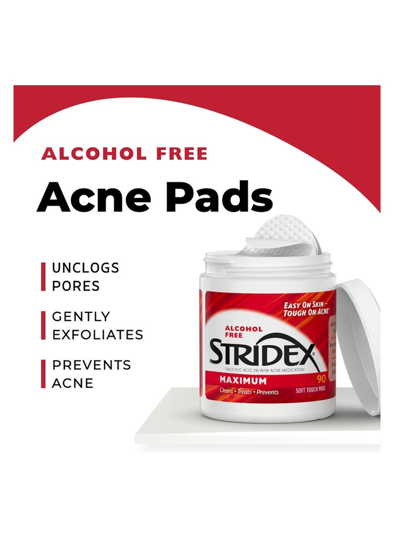 سترايدكس ضمادات ماكسيموم للتحكم بحب الشباب بخطوة واحدة- ضمادات ناعمة 90 قطعة - Image 2