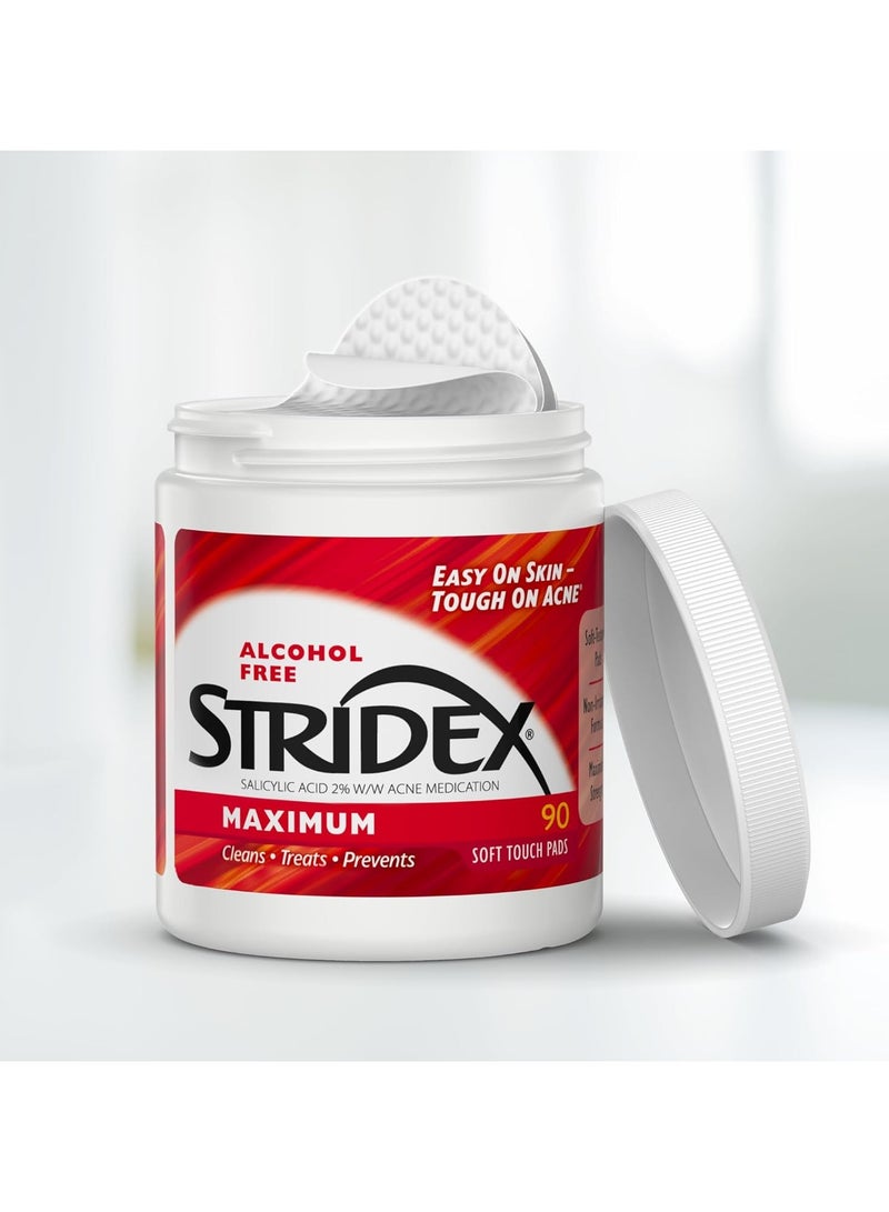سترايدكس ضمادات ماكسيموم للتحكم بحب الشباب بخطوة واحدة- ضمادات ناعمة 90 قطعة - Image 4