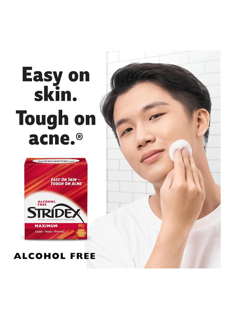 سترايدكس ضمادات ماكسيموم للتحكم بحب الشباب بخطوة واحدة- ضمادات ناعمة 90 قطعة - Image 5