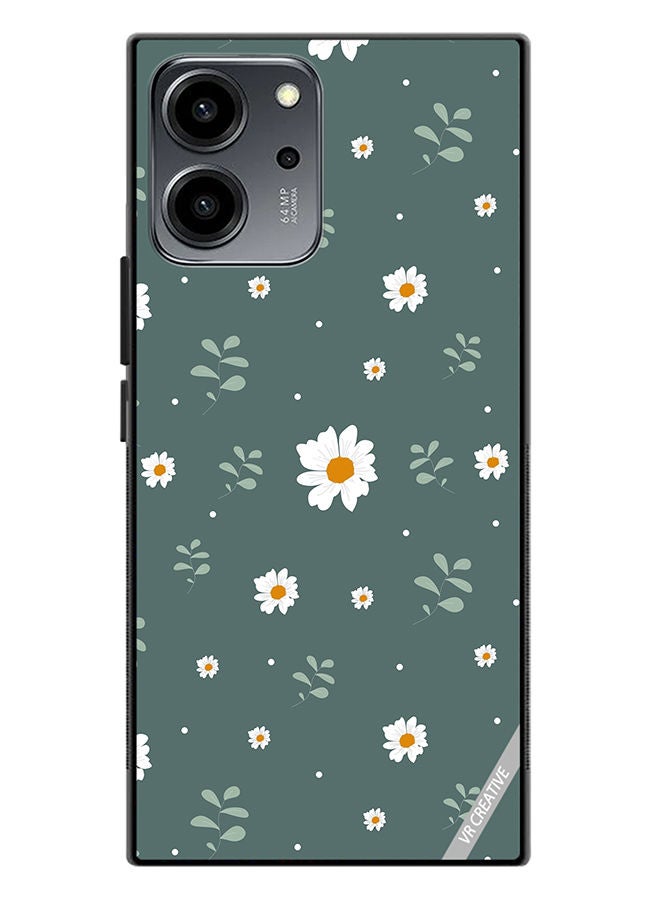 VR CREATIVE Protective Case Cover For Honor 80 SE Flower Design Multicolour - Image 1