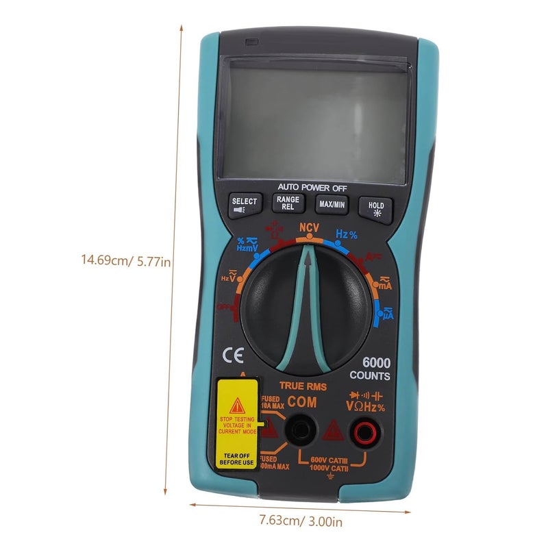 Operitacx Auto Ranging Digital Multimeter with Backlight for Accurate Electrical Measurements - Image 3