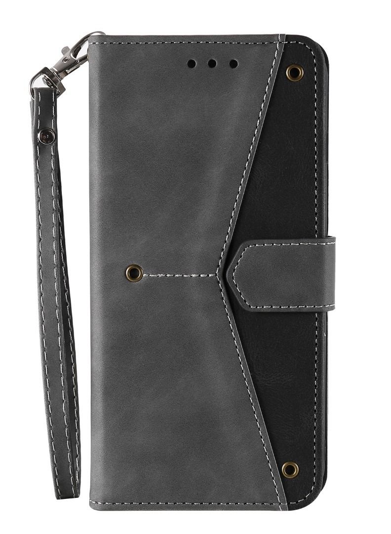 Suteni Flip Cover Leather Protective Hidden Card Slots Phone Case for iPhone