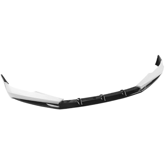 demulax Front Bumper Spoiler Lip, for Accord, 2021 Car Lower Guard Plate White Side Air Vent Trim Canard Splitter Blade Kit Front Bumper Vent Cover - Image 2
